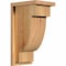 Ekena Millwork Alpine Rough Sawn Corbel w/Backplate, Western Red Cedar, 8"W x 10"D x 18"H COR08X10X18ALP01RWR - alternate 1